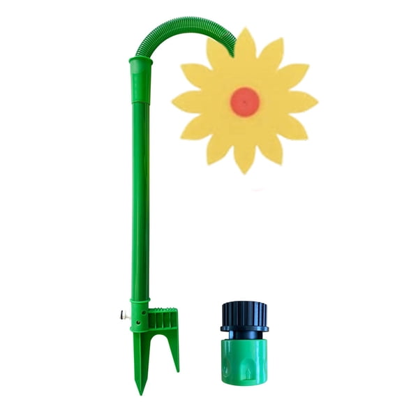 Mupvlun Crazy Daisy Sprinkler, 360° Rotating Dancing Flower Water, Lawn Watering Sprinklers Sprayer for Garden, Courtyard A