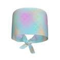 thumbnail image 6 of Scrub Caps Women Men - Yellow Pink Pastel Fishscale Soft Comfy Waterproof Adjustable Working Cap Scrub Hats Surgical Caps for Women Men With Sweatband, Nurse Caps for Women Men, 6 of 6