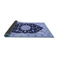 thumbnail image 2 of Ahgly Company Indoor Rectangle Medallion Blue Traditional Area Rugs, 2' x 4', 2 of 4