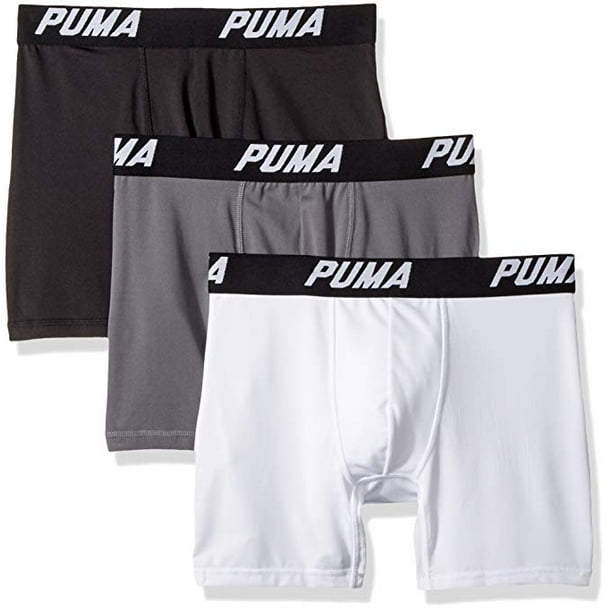 PUMA - PUMA MEN'S UNDERWEAR 3 PACK - BOXER BRIEF TECH - WHITE XLARGE ...