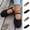 Black, variant on Women's Casual Slip-On Shoes Fashion Versatile Breathable Loafers Solid Color Toe Closed Low Heel Shoes Soft Sole Buckle Flat Heels Shoes