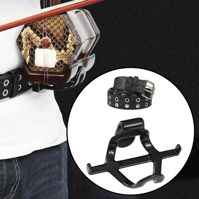 BELOVING Support Erhu Pièces d'Instruments Traditionnels Chinois Crochet Musical pour Ceinture