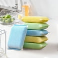 thumbnail image 5 of 1/5/10Pcs All-Purpose Sponges Dish Sponge, Non Scratch,for Washing and Cleaning Dishes,Durable Dual Sided Scrub and Scrubbers Sponge for Household Kitchen,Bathroom Floor Cleaning(Blue-1pc,4.9x3.3"), 5 of 9