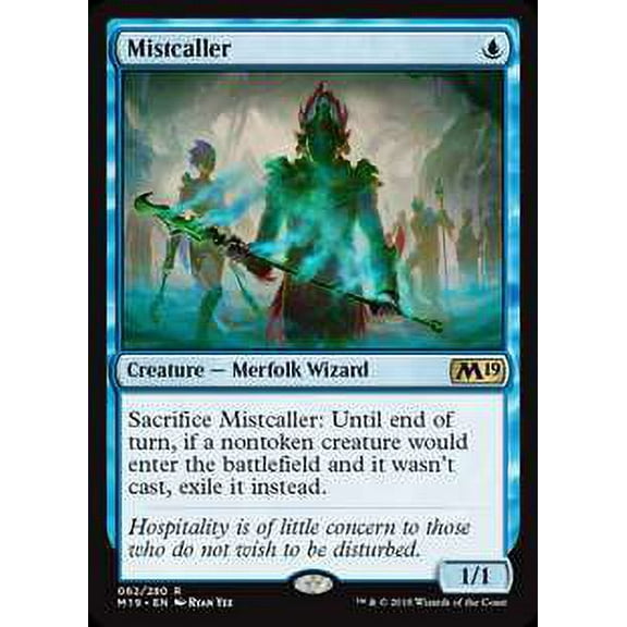 MtG Core Set 2019 Mistcaller #62