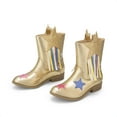 thumbnail image 2 of BURUDANI Girls Star Mid Calf Tassel Boots Cowgirl Cowboy Western Boots, 2 of 5
