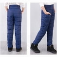 thumbnail image 4 of TAmten Girls Boys Snow Pants 2-9 Years Old Thick Winter Warm Pants Girl Activewear Clothes|Blue 5-6 Years, 4 of 4