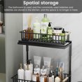 thumbnail image 6 of Under Sink Organizers and Storage 2 Tier Sliding Pull-out Organizer Adjustable Height for Bathroom Kitchen - 1pcs, 6 of 10