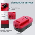thumbnail image 6 of 2-Pack [Upgraded to 4000mAh] HPB18 Replacement for Black and Decker 18V Battery Compatible with B-lack and Decker 18 Volt Battery Ni-Mh 244760-00 A1718 FS18FL FSB18 Firestorm Cordless Tools (Red), 6 of 7