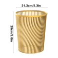 thumbnail image 5 of Trash Can under $5! CQCYD Vertical Translucent Waste Bin for Kitchen Bathroom Office 12L Capacity Modern Design Easy to Clean Durable, 5 of 9