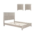 thumbnail image 2 of Stylish 3-Piece Bedroom Set with Queen Bed, Nightstands, and Ample Storage for Elegant and Functional Living, 2 of 10