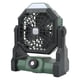 thumbnail image 3 of Ventilador para acampar al aire libre ABS iluminación continua portátil 7800mah 5V luz recargable para viajar negro y verde, 3 of 12