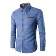thumbnail image 1 of Camisas Casual De Manga Larga Para Hombre Con Estampado, 1 of 7