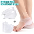 thumbnail image 2 of Concealed Height Increase Insole Comfortable Silicone Invisible Inner Heightening Insole Male and, 2 of 7