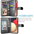 thumbnail image 2 of Galaxy A13 5G Case, A13 5G Wallet Case, Samsung Galaxy A13 5G 6.5 inchs PU Leather Case, Tekcoo Luxury Cash Credit Card Slots Folio Flip Cover [Detachable Magnetic Case] & Kickstand - Black, 2 of 6