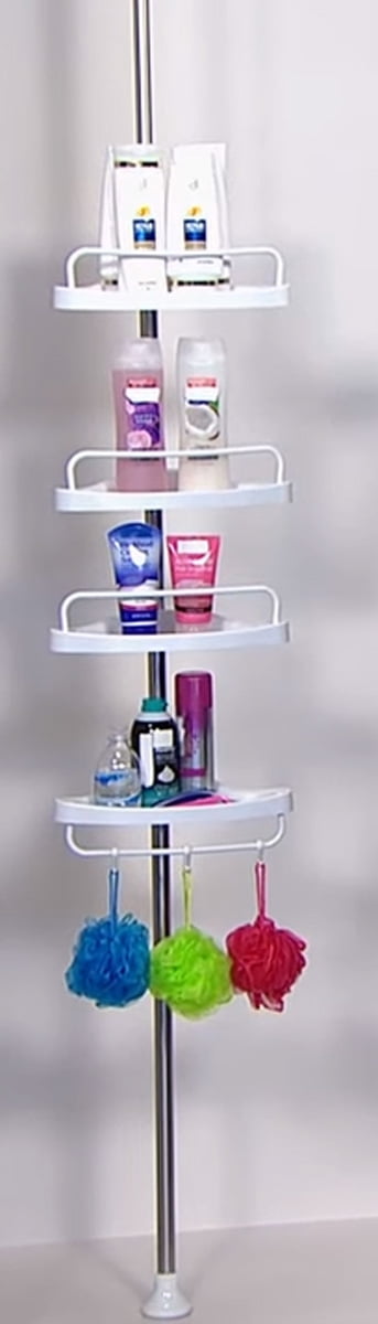 StoreSmith 4-Shelf Adjustable Bathroom Rack - Walmart.com