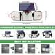 thumbnail image 5 of Lámpara solar con sensor de movimiento para exteriores, luz solar para exteriores, 3 cabezales, luz de pared impermeable, foco de pared exterior para garaje, jardín, entrada, camino de entrada (1, 5 of 5