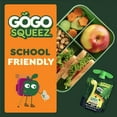 thumbnail image 3 of GoGo squeeZ FruitZ & VeggieZ Dino Pear Peach Carrot Applesauce Pouches, 3.2 oz (16 Pack), 3 of 16