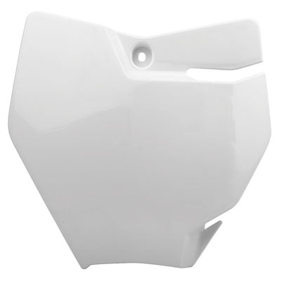 Ktm Number Plates - Polisport Front Number Plate 16 White For TM, KTM