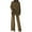 Coffee, variant on Lovskoo Women's Sweater Set Trendy Winter Round-Neck Casual Long Sleeve Sweater Long Pant Set Beige