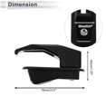 thumbnail image 4 of Gancho colgante para motocicleta Cuadrado Soporte para casco de motocicleta Equipaje Bolsa para scooters bicicletas Negro 78mm de longitud, 4 of 7
