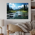 thumbnail image 2 of Designart "Canada Banff Euphony II" Landscapes Metal Wall Art, 2 of 5