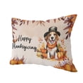 thumbnail image 2 of Happy Thanksgiving Beagle Welcome Thankful Fall Autumn Pumpkin Pillow Cushion Double Sided Beagles Dog Lover Gifts Idea Throw Pillow - 02021, 2 of 4