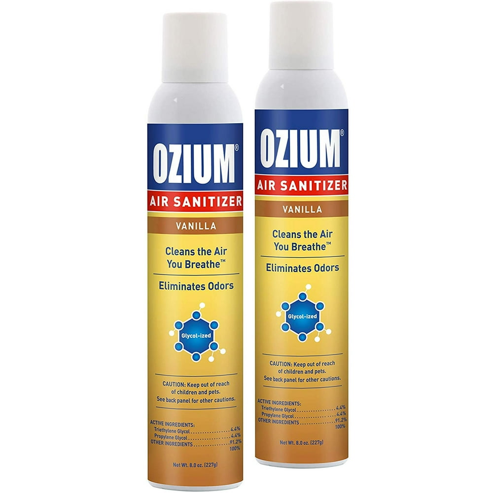 Ozium Air Sanitizer, 8 oz. Spray, Cleans the Air You Breath and