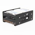 thumbnail image 4 of Aluminum 3.5 HDD Hard Disk bracket DIY Hard Disk Box Hard Disk Expansion Rack Chassis Accessories 2F black, 4 of 6