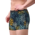 thumbnail image 2 of Vsdgher Vintage Compass Pattern Men's Boxer Brief Underwear,Soft Funny Underwear for Men-X-Large, 2 of 5
