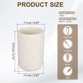 thumbnail image 2 of Soportes para cepillos de dientes de cerámica Uxcell, vaso de baño de 10 oz con textura de hoja, reutilizables para enjuague bucal, 2 of 7