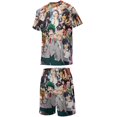 thumbnail image 2 of My Hero Academia Boys Short Sleeve Mesh T-Shirt And Shorts Outfit Set Summer Clothes Set for Kids, 2 of 7