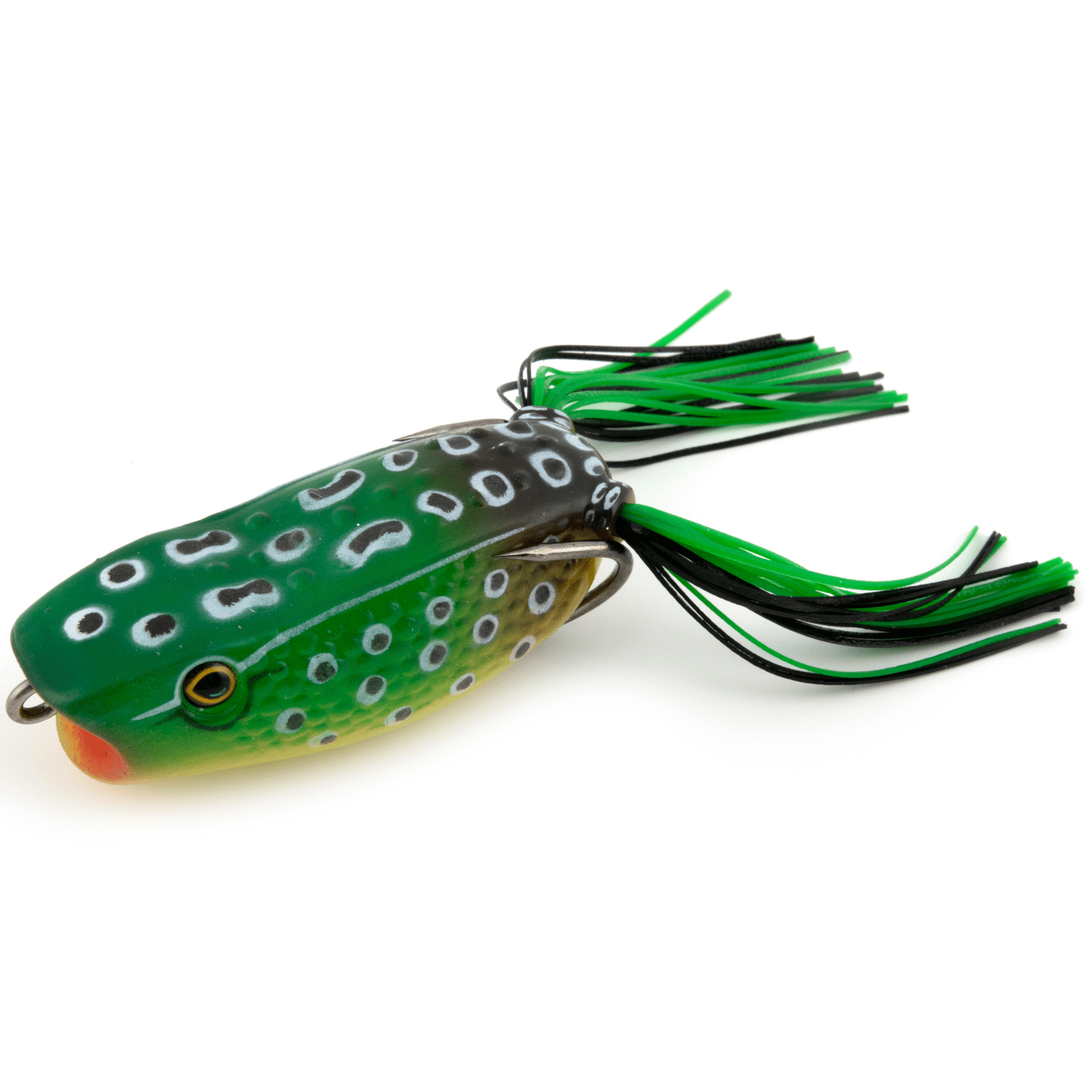 (3 pack) Ozark Trail 2.5" Frog Popper Topwater Lure for Bass Fishing, Bullfrog
