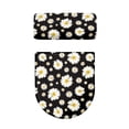 thumbnail image 2 of HELLHERO Pack of 2 Toilet Protector Cover for Gift Daisies Elastic Edge Toilet Lid Cover and Toilet Tank Lid Cover Fits All Toilet Shapes, 2 of 7