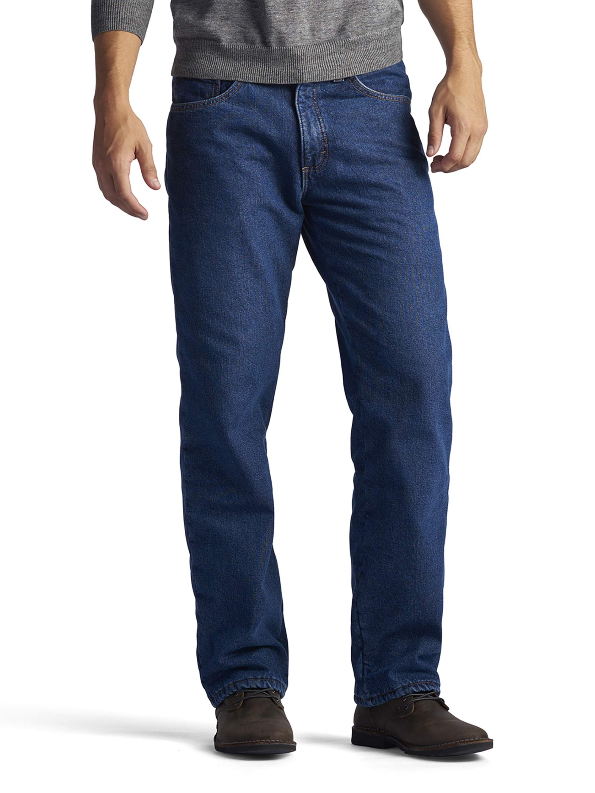 mens lined jeans walmart