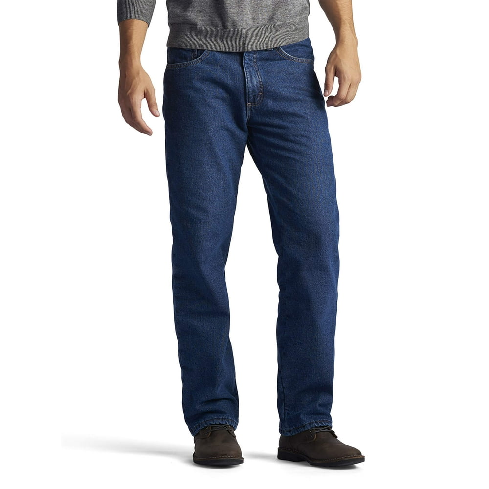 fleece lined straight leg joggers