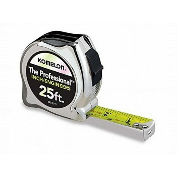 Komelon Chrome Professional 25 ft. Tape Measure