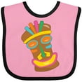 thumbnail image 3 of Inktastic Happy Tiki Face Boys or Girls Baby Bib, 3 of 4