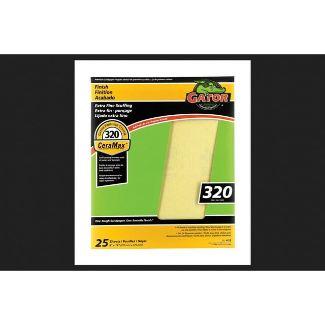 Papel de lija cerámico Ali Industries Gator CeraMax 320 Grit