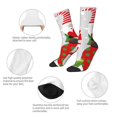 thumbnail image 4 of Balery Christmas Gnome With Love Calcetas Largas con Estampado para Hombre y Mujer – Suaves y Transpirables, Talla Única (US 5-11), 4 of 6
