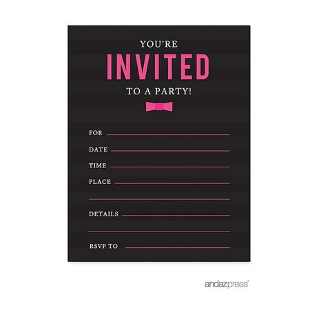 modern black and white stripes wedding blank party black and white blank invitations