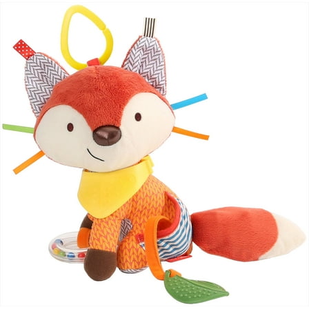 Skip Hop Bandana Buddies Fox Baby Stroller Multi-Sensory Activity Toy, 0 