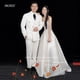 thumbnail image 1 of MODX-vestidos de novia coreanos de satén suave, sin tirantes vestido de novia, longitud hasta el suelo, corsé, espalda lisa, 1 of 5