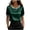 Dark Green, variant on Summer Solid French Satin Pearl Collar Short Sleeve Blouse Tunic Top Striped Tee Women Women Short Sleeve Tops Juniors Graphic Tops G Sleeve Shirts for Women Shirts for Women Running Shirts