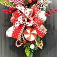 thumbnail image 2 of Árbol de Navidad al revés, duradero y de larga duración, con flores colgantes, 2 of 9