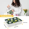 thumbnail image 5 of Tennis Decorative PU Leather Jewelry Organizer Box with Removable Compartment: Portable Display Case, 5 of 6