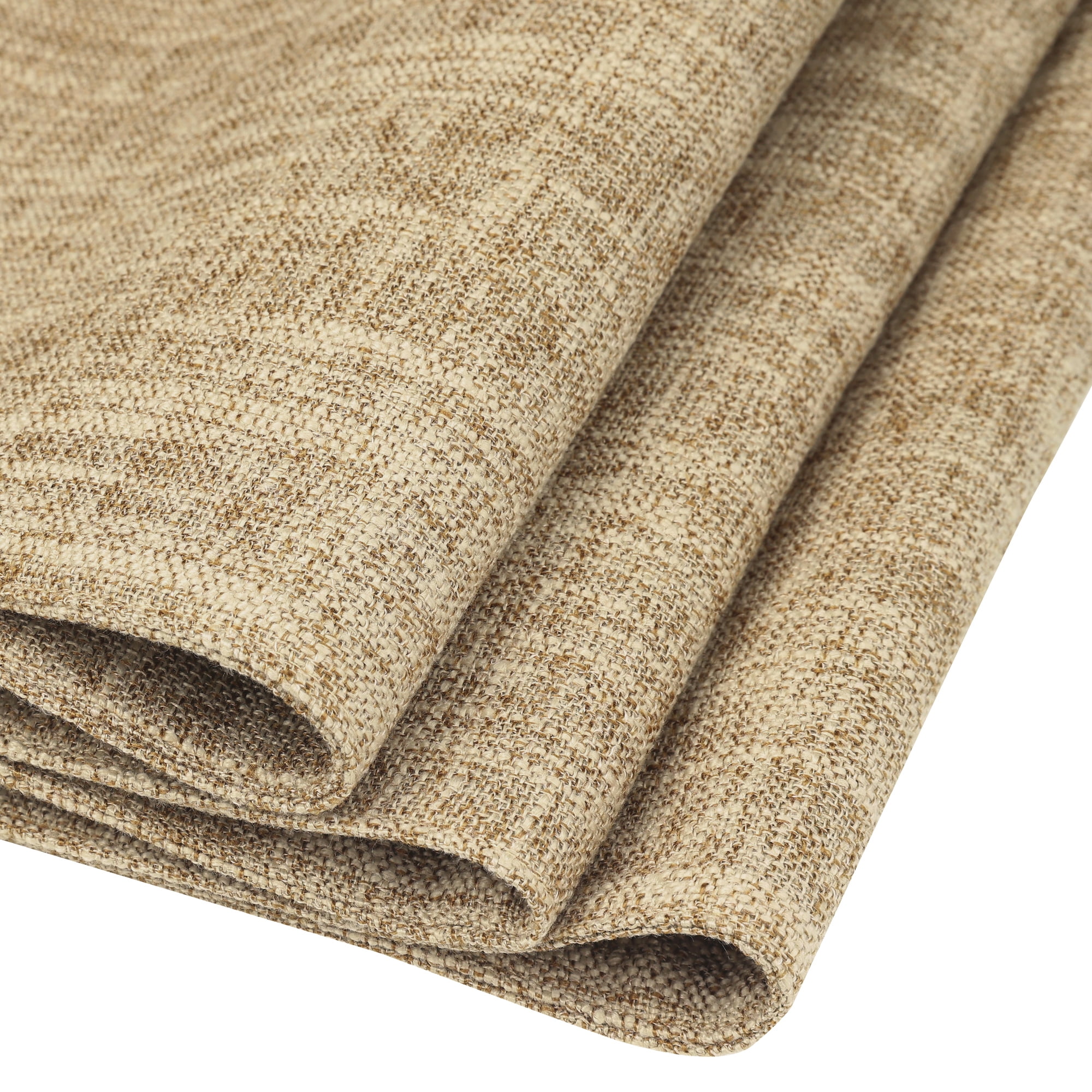 Unique Bargains 1 Pack Solid Color Table Runner Long Linen Table Banner Khaki 12"x83"