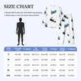 thumbnail image 2 of Mens Pajamas Set, color Train Pattern Button Down Long Sleeve Loungewear Sleepwear Pjs sets for Men, 2 of 5