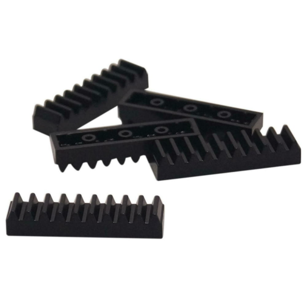 LEGO Technic, Gear Rack 1 x 4 Black (5 Pieces)