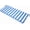 Blue&white Stripes, variant on Outdoor Bench Cushion 42 x 18 x 3 Inch with Ties, Thick Waterproof Porch Swing Cushions for Patio Furniture Chair Pad, Seat Sofa Garden Replacement Cushion Sponge Filling
