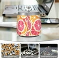 thumbnail image 6 of Yayeee Ashtray with Lid for Cigarette Smokeless Stainless Steel Home Ash Holder, Pink Grapefruit Slices, 6 of 7